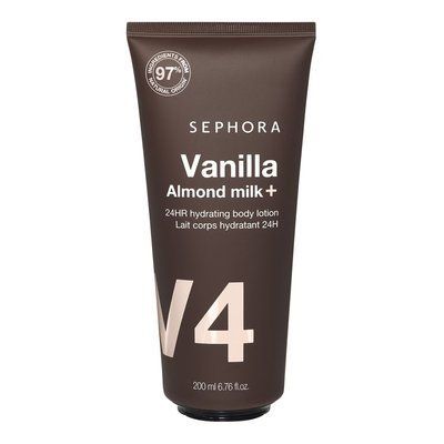 Лосьйон для тіла SEPHORA 24HR hydrating body lotion - Vanilla + Almond Milk (200 ml) 4152 фото