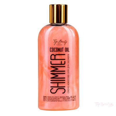 Масло для загара с шиммером Top Beauty Розовое (200 мл) 4260 фото