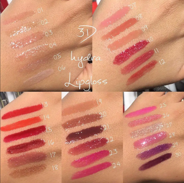 Блиск для губ KIKO milano 3D hydra lipgloss - 01 Trasparente (6.5 ml) 1932 фото
