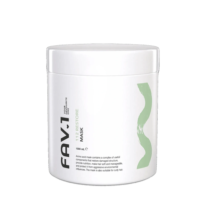 Маска для волосся амінокислотна FAV.1 112 RESTORE MASK (1000 ml) 3967 фото
