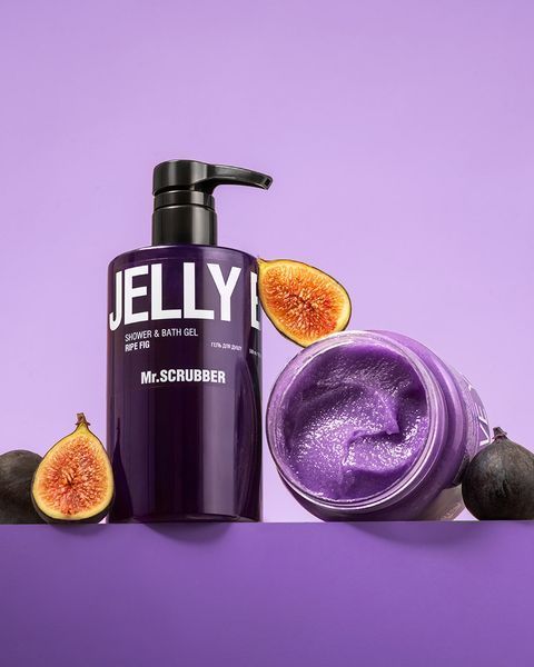 Гель для душу Mr. Scrubber Jelly Bubbles Ripe Fig (500 ml) 3336 фото
