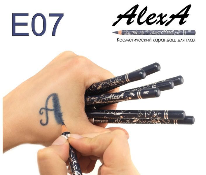 Карандаш для глаз WoBs Alexa eye contour pencil - E07 джинсовый (матовый) 9831 фото