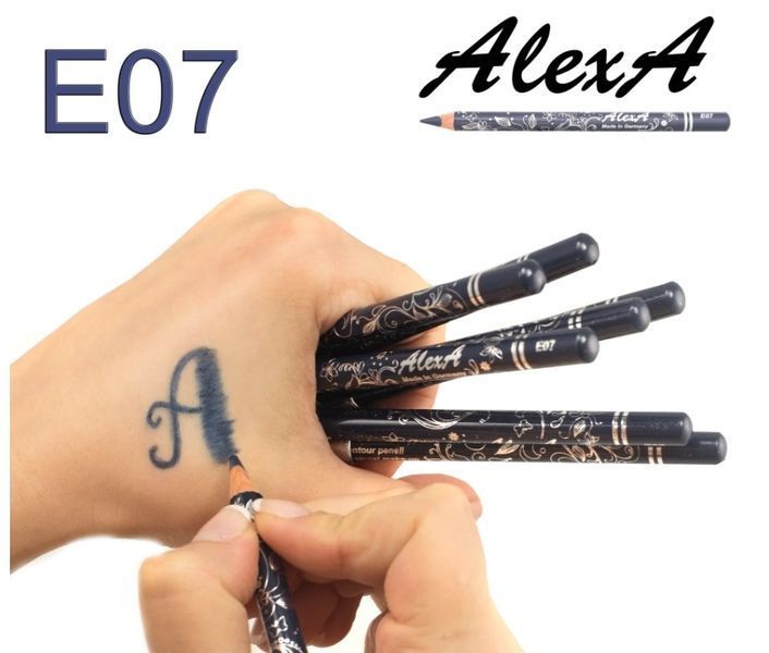 Карандаш для глаз WoBs Alexa eye contour pencil - E07 джинсовый (матовый) 9831 фото