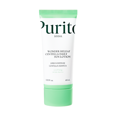 Сонцезахисний лосьйон з центеллою Purito Seoul Wonder Releaf Centella Daily Sun Lotion (60 ml) 4250 фото