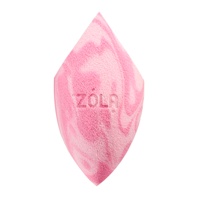 Супер мʼякий спонж для макіяжу ZOLA - 03 пильно-рожевий мармур 4851 фото