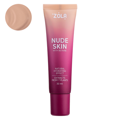 Тональная основа ZOLA Nude Skin natural hydrating effect - 02 Medium (30 ml) 2781 фото