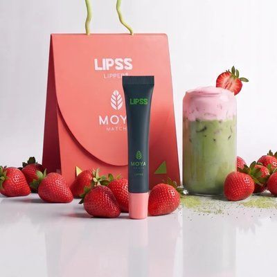 Блиск для губ "Матча-Полуниця" LIPSS Lipper Lip Gloss - MATCHA STRAWBERRY (8 ml) 4866 фото
