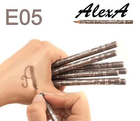 Олівець для очей WoBs eye contour pencil - E05 сіро-коричневий (перламутровий) 9830 фото