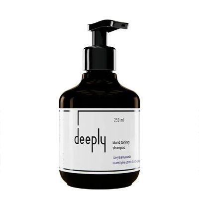 Тонувальний шампунь для блонду deeply blond toning shampoo (250 ml) 3135 фото