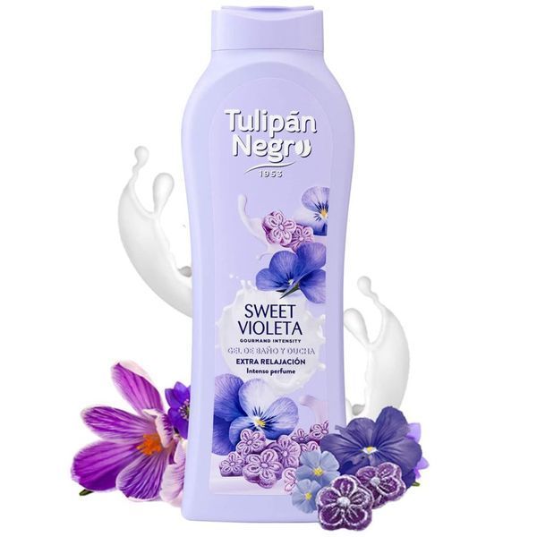 Гель для душу Tulipan Negro Shower Gel - Sweet Violeta (650 ml) 4634 фото