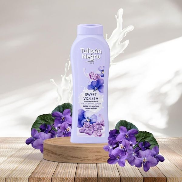 Гель для душу Tulipan Negro Shower Gel - Sweet Violeta (650 ml) 4634 фото