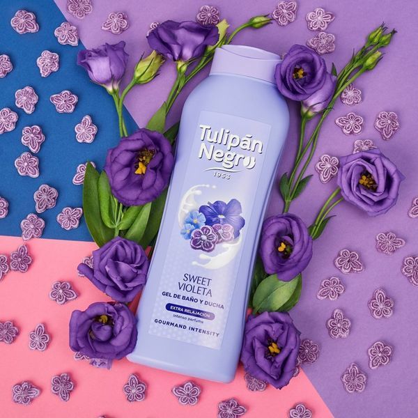 Гель для душу Tulipan Negro Shower Gel - Sweet Violeta (650 ml) 4634 фото