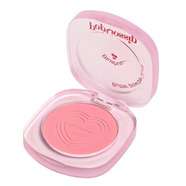 Румяна для лица с сатиновым финишем Pop Gossip Blushuu Silky powder blush &mdash; №02 Baby Bloom (3,2 г) 3489 фото