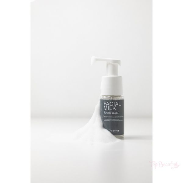 Набор тонер и пенка для умывания Top Beauty Milk (skin toner (200 ml), foam wash (50 ml)) 2553 фото