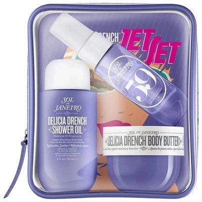 Подарунковий набір для тіла Sol de Janeiro Delicia Drench Jet Set, Cheirosa &rsquo;59 (mist, shower oil, b 4106 фото