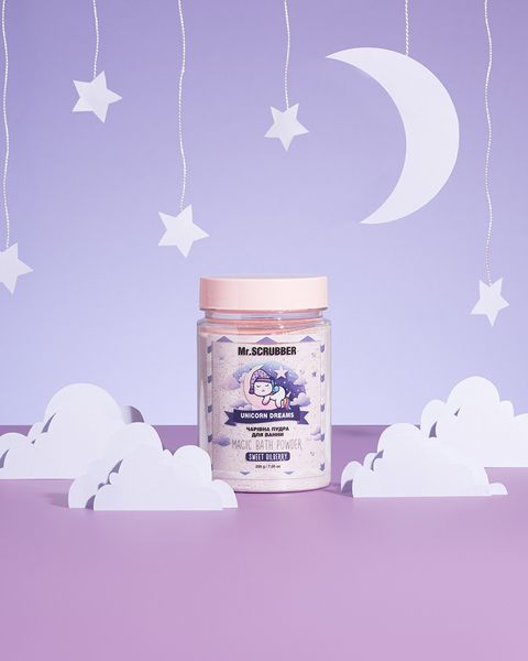 Пудра для ванни Mr. Scrubber Magic Bath Powder Unicorn Dreams (100 ml) 2460 фото