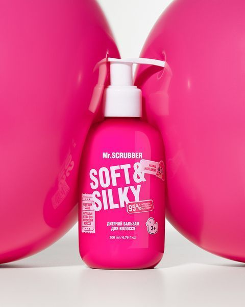 Дитячий бальзам для волосся Mr. Scrubber Soft & Silky (200 ml) 3311 фото